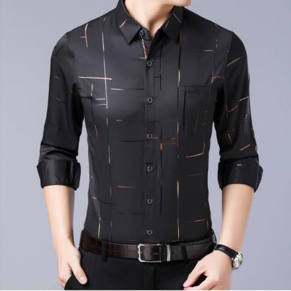 Men’s Classic Blue & Plaid Cotton Shirt 2026🔥UP TO 50% OFF 🔥