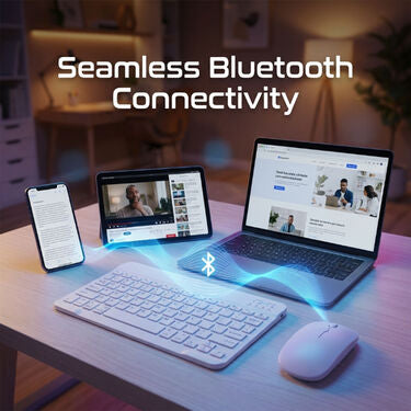 Wireless Rechargeable Keyboard With Mouse