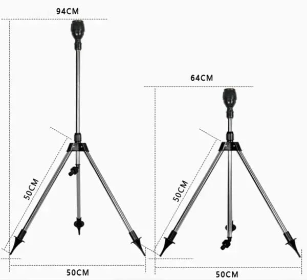 Automatic rotating tripod sprinkler -2026