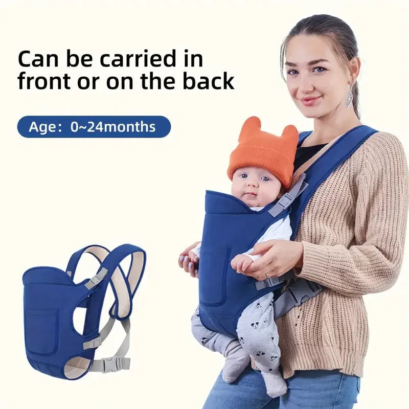 Multifunctional ergonomic baby carrier with 4 positions