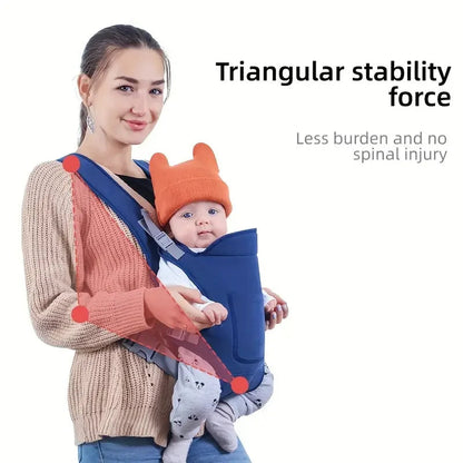 Multifunctional ergonomic baby carrier with 4 positions