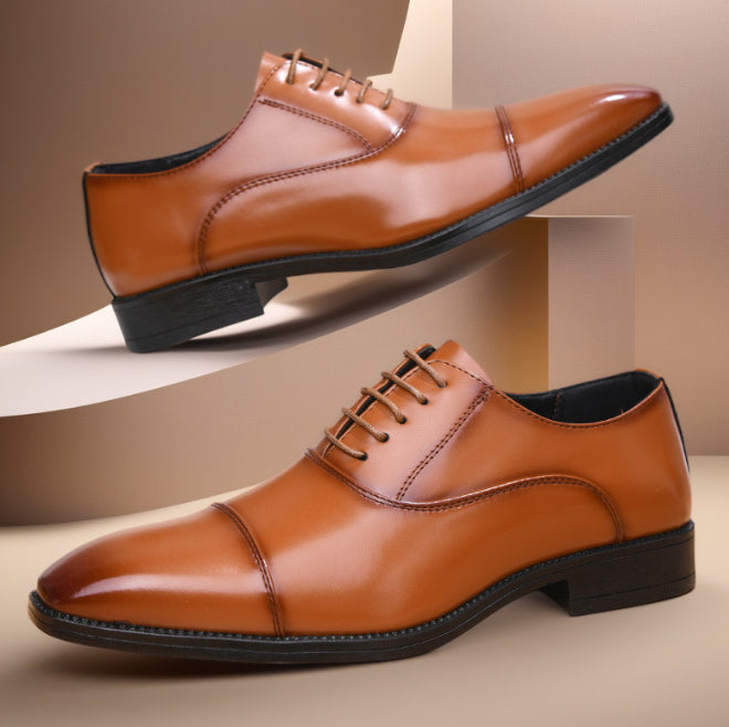 ✨ Professional Brown Leather Shoes – Style Meets Comfort  Oxford-2026
