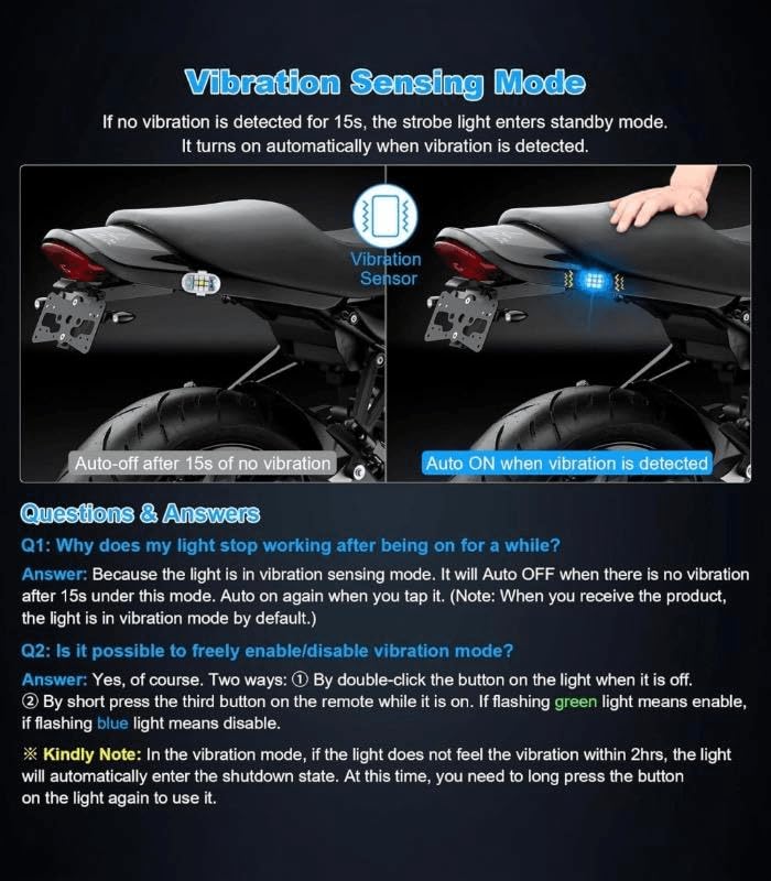 Remote Control Weirless Aircraft light For Bike & Cars(2pairs)