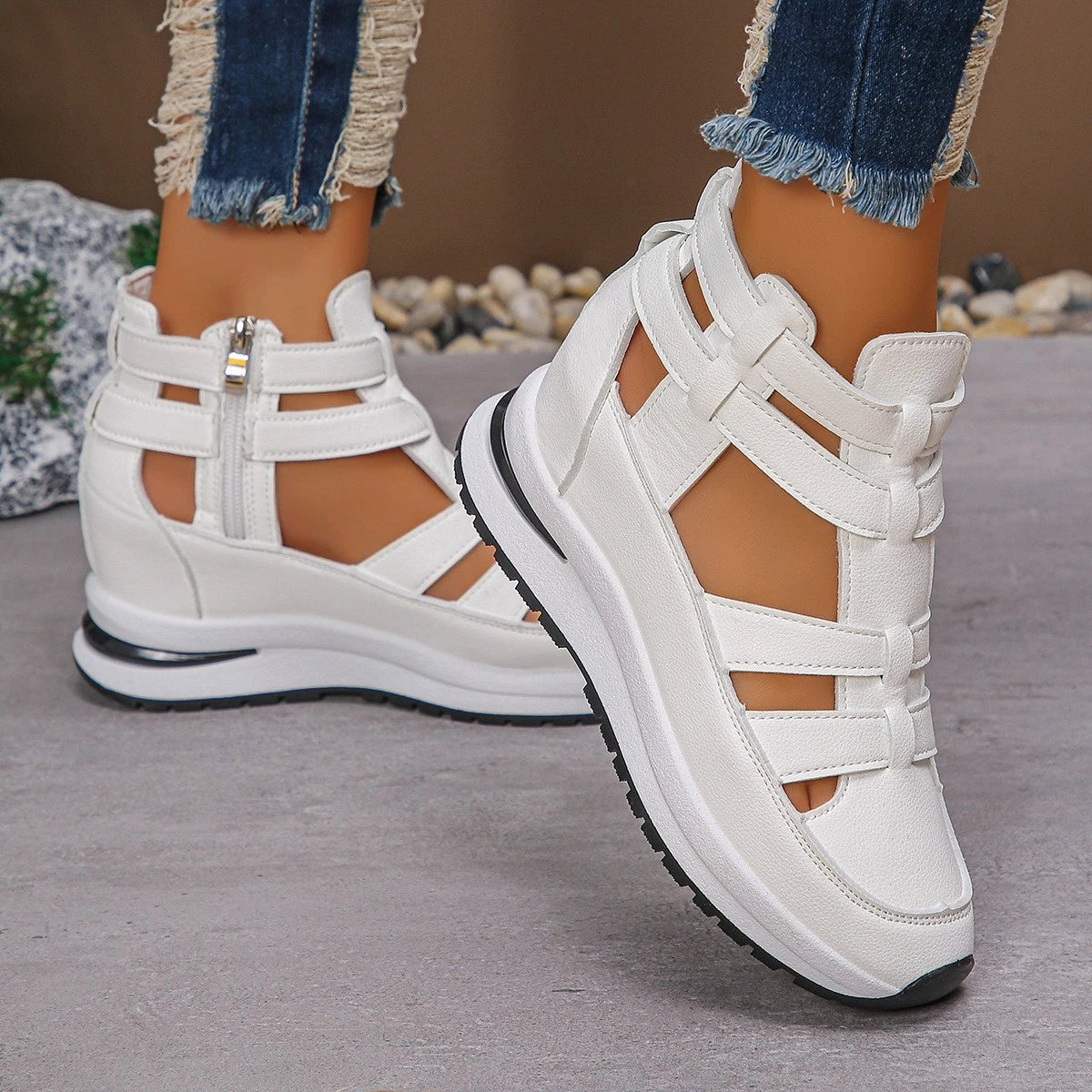✨ Trendy 2026 White Comfort Sandals – Soft, Stylish & Lightweight-2026