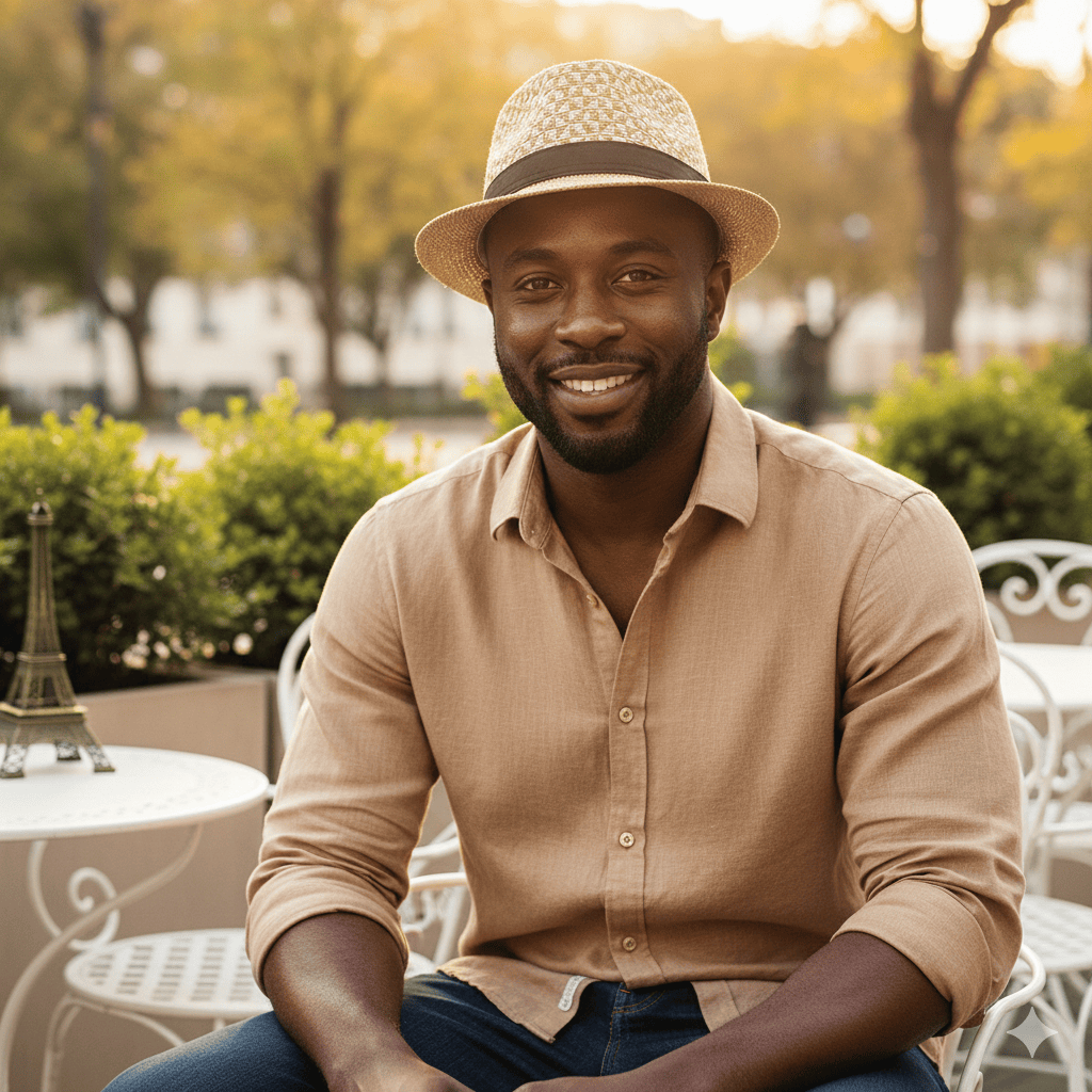 Men’s Woven Straw Fedora Hat – Pack of 3, Patterned Crown-2026
