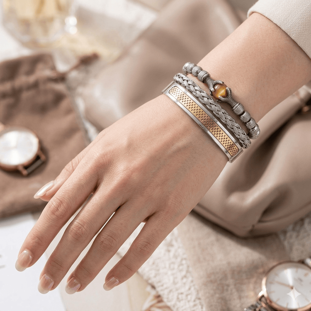 💎 Trendy Women’s Bracelet Set (3-in-1)  🎁 + FREE surprise gift🎁