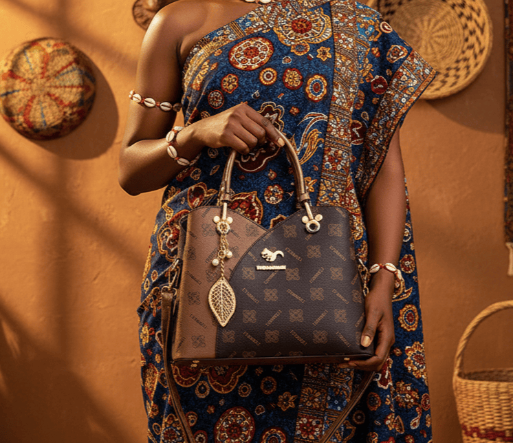 💎 Luxury Designer Monogram Purse  with Gold Pendant  – Collection 2026✨