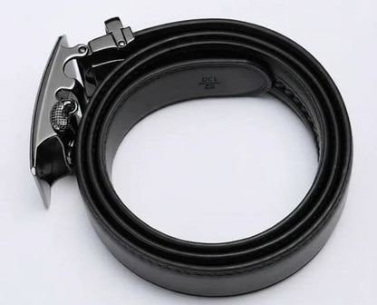 Men’s Premium Automatic Ratchet Leather Belt – 4-Piece Pack