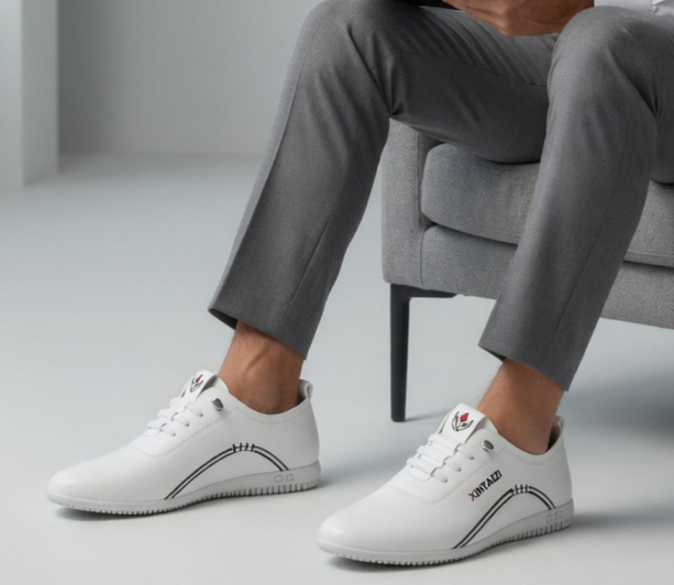 Black & White Class Shoes for Men – 50% OFF 2026👟