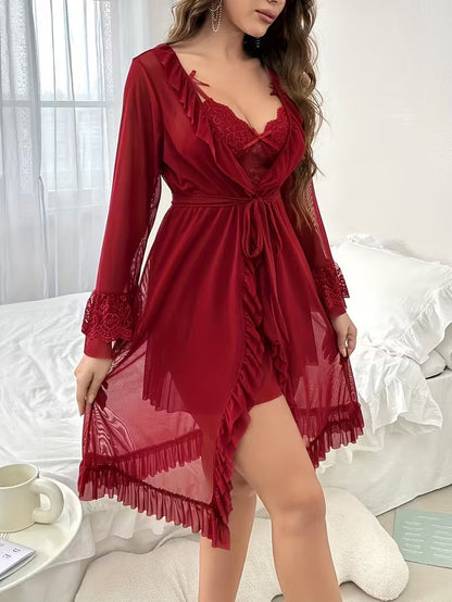 Red Desire Romance Robe ❤️