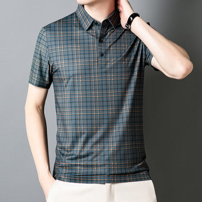 Men's Elegant and Lightweight Checkered Shirt – Casual Style