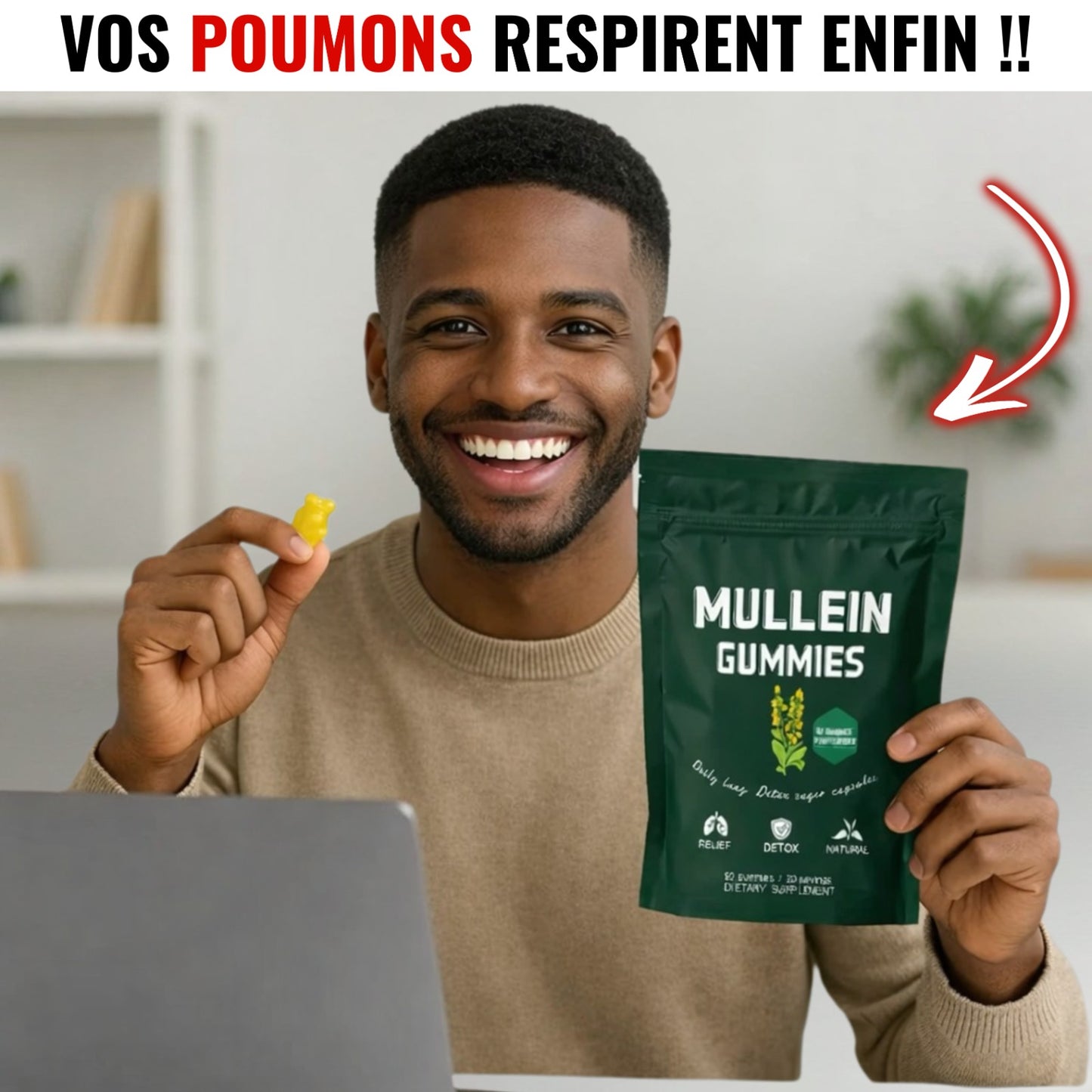 Mullein Gummies - add alimentaire to the base of the plants
